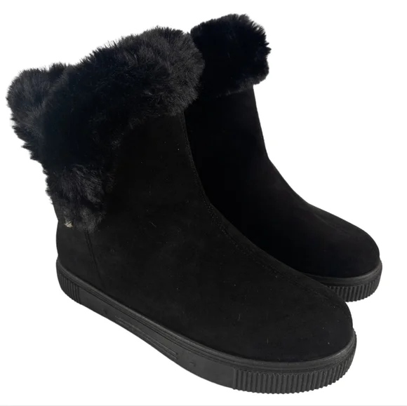 Journee Collection Sibby Comfort Foam Winter Boots Black -9 - Picture 2 of 4